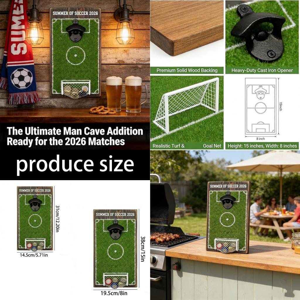 Gardening Tools Unique - Pembuka Botol Bir Lapangan Sepak Bola