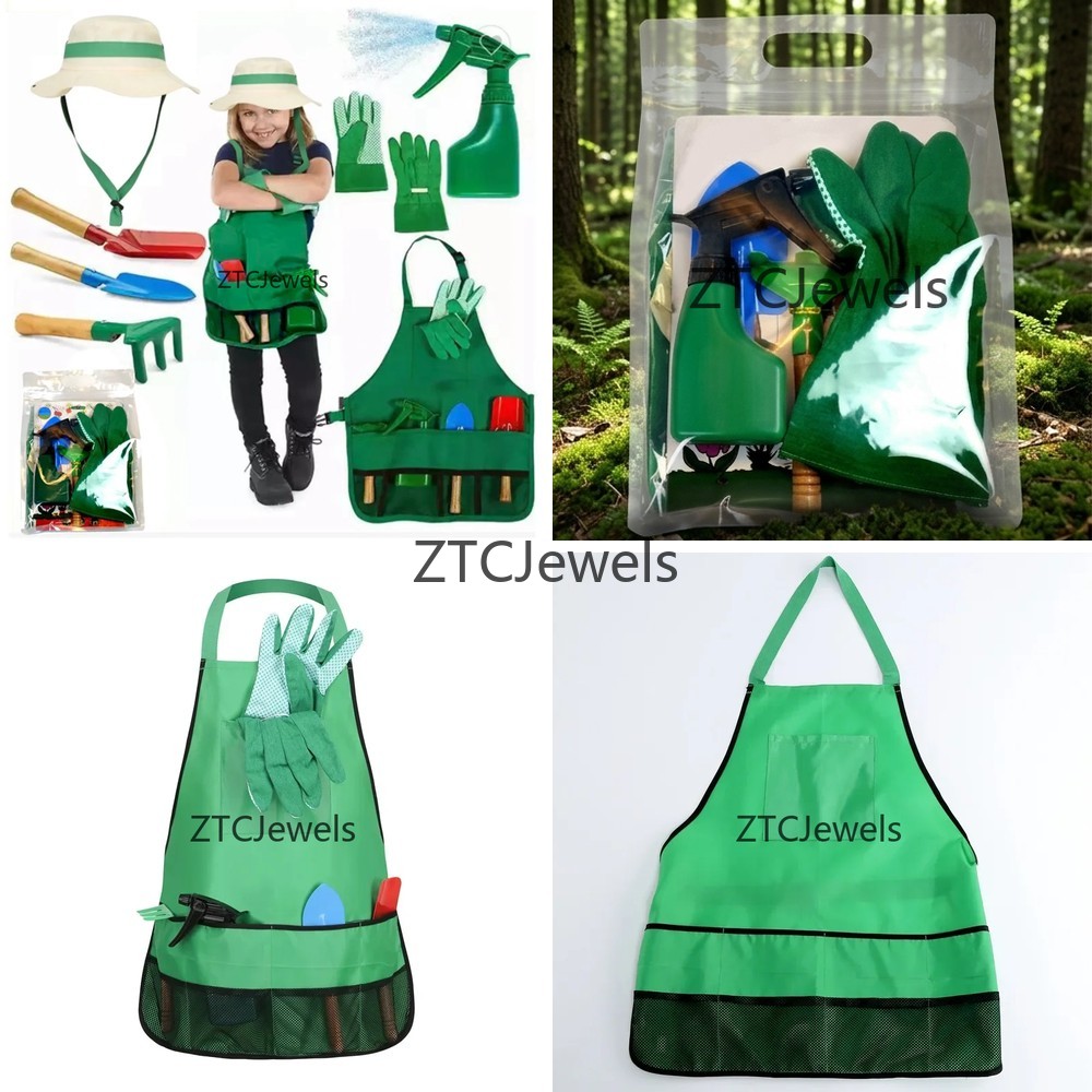 Gardening Tools Of - Set Alat Apron Kebun Anak dengan