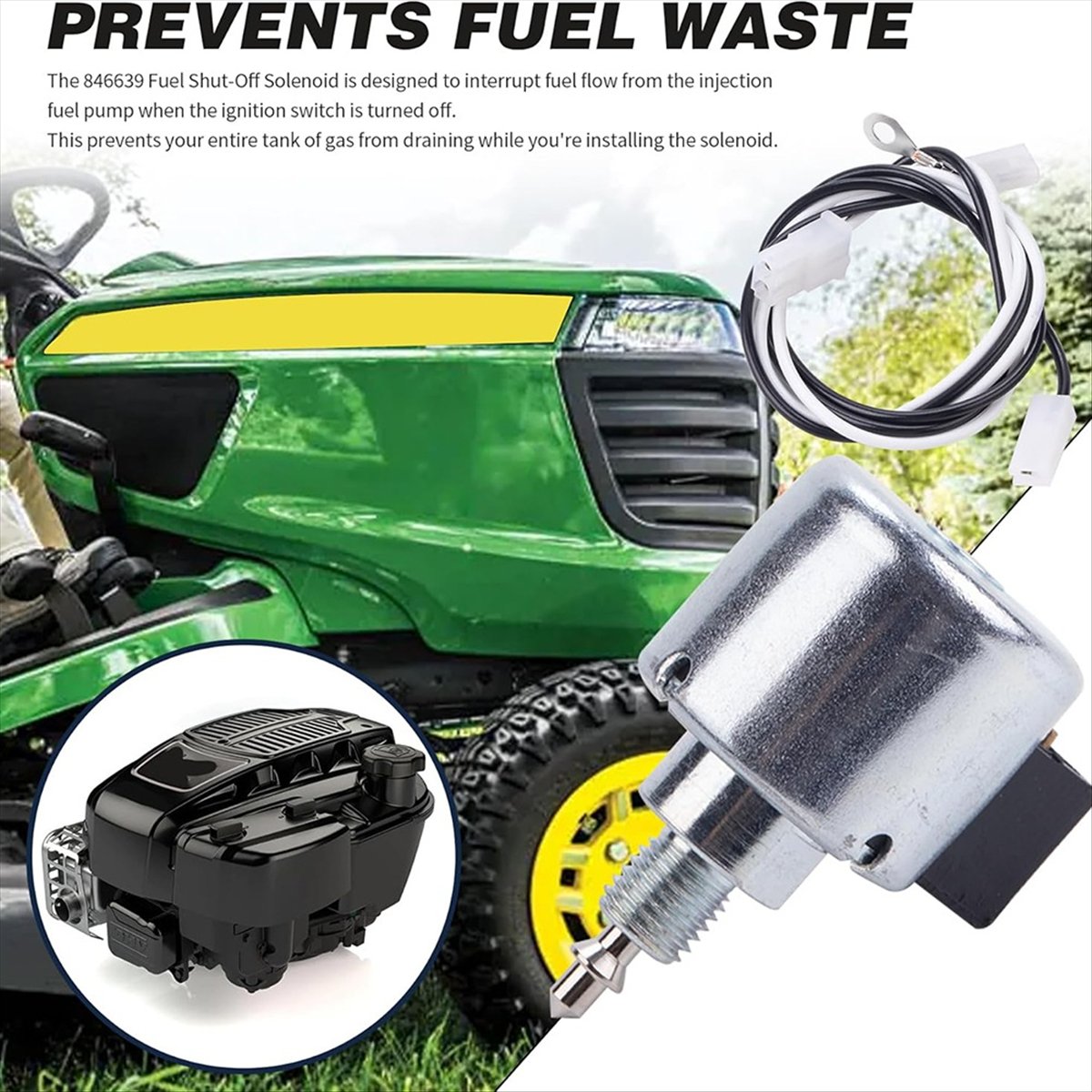 Gardening Tools B&M - A24I 846639 Solenoid Shut-Off Cocok untuk