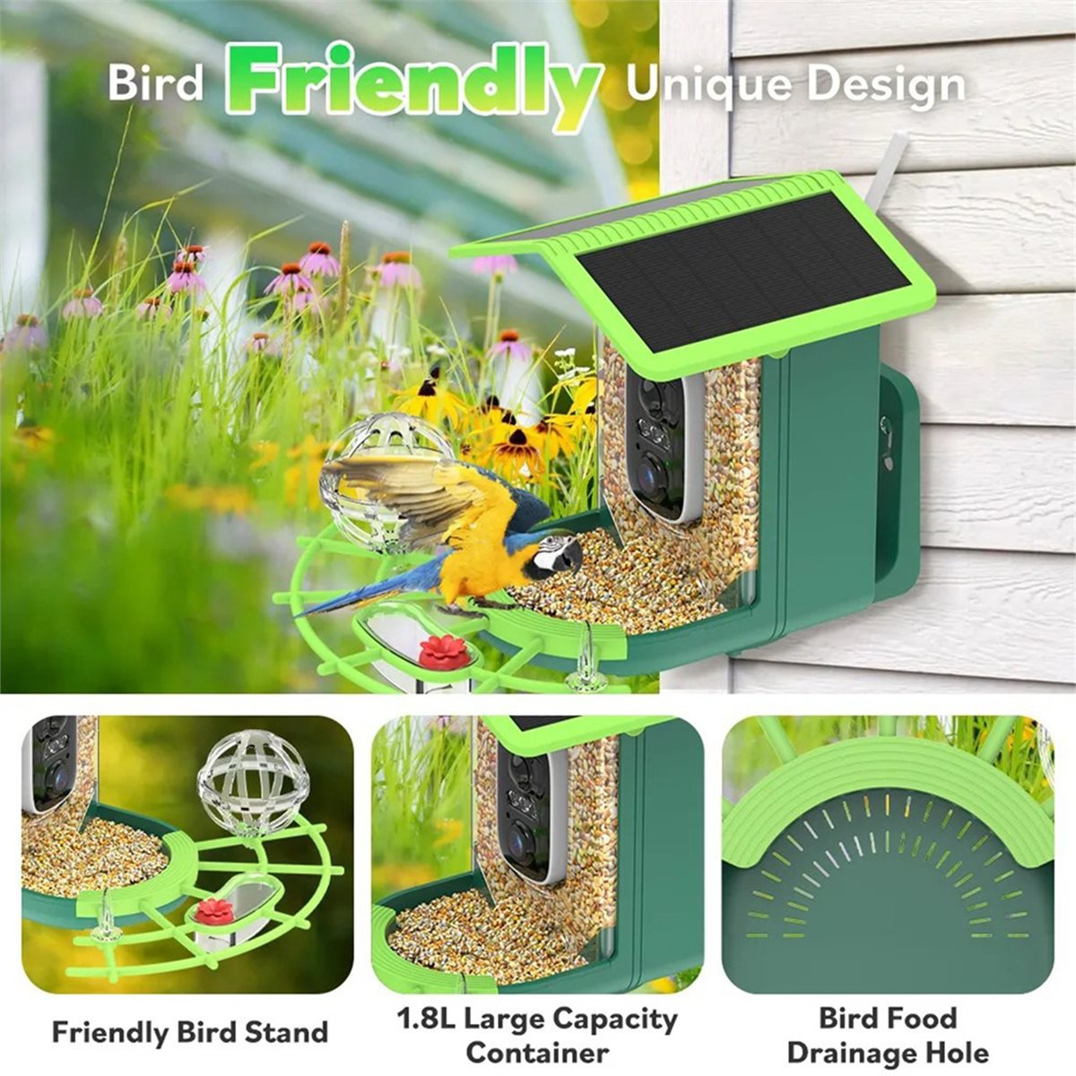 Gardening Tools Video - Kamera Pengumpan Burung Pintar ABPP dengan