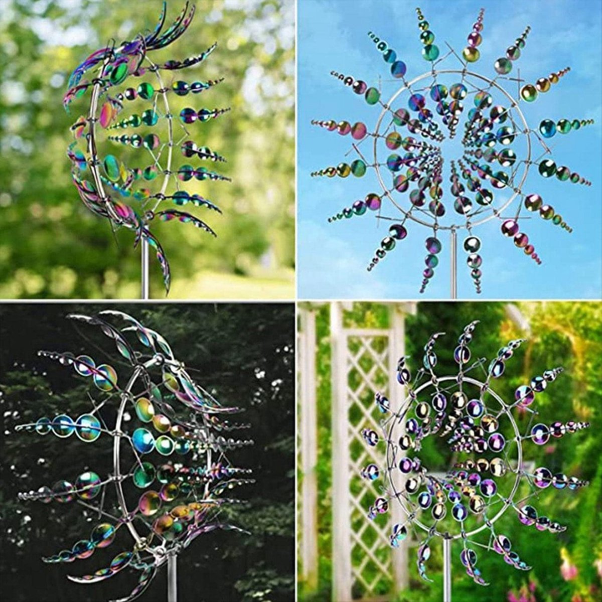 Gardening Tools B&M - KSOL Magical Metal Wind Spinner, Pemutar