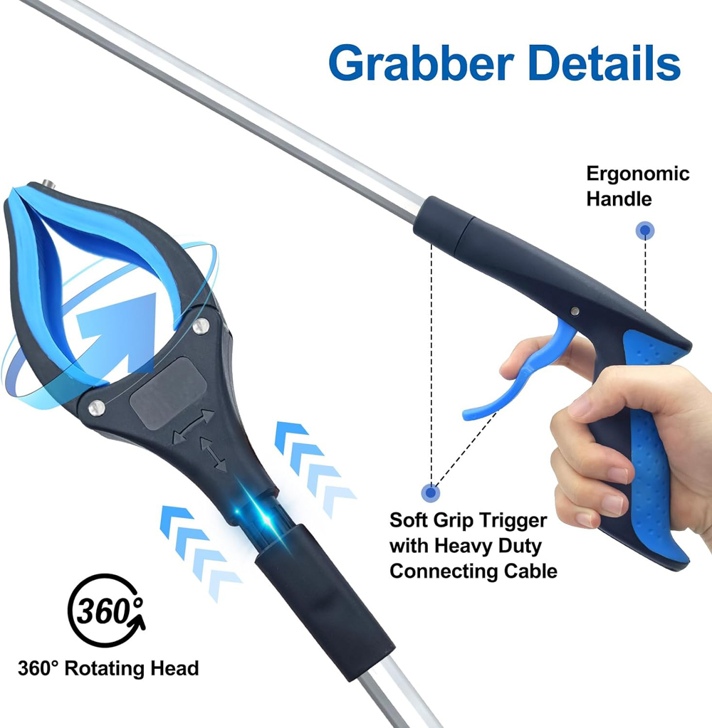 Alat Penjepit Sampah Lipat, Al - Gardening Tools For Elderly ulasan dan harga