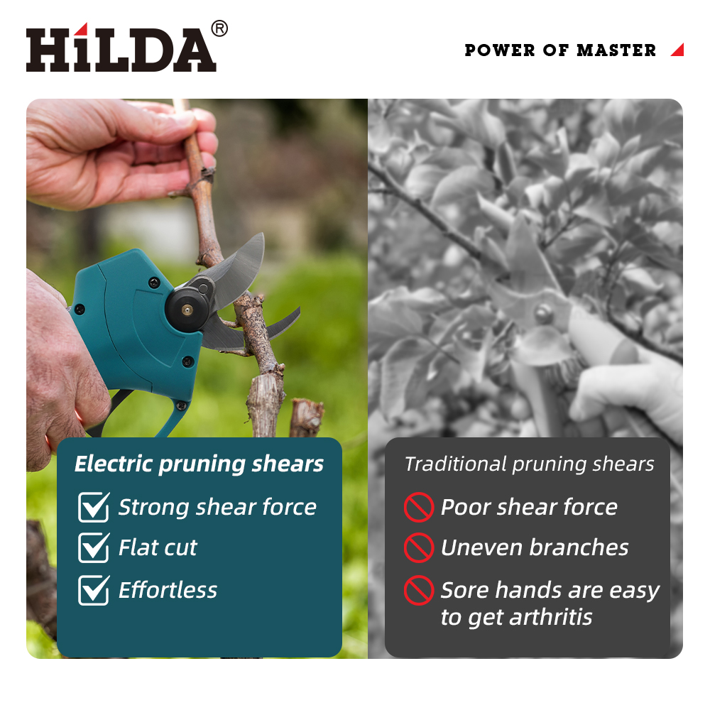 HILDA 18V Gunting Pemangkas Li - Gardening Tools Cutter ulasan dan harga