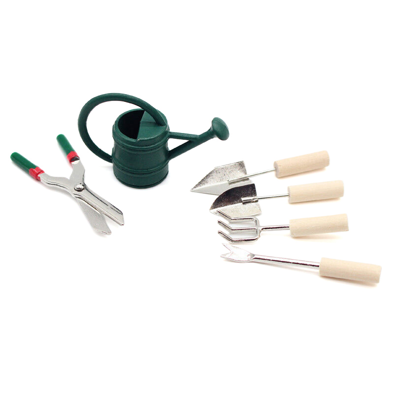 1/12 Set Alat Berkebun Miniatu - Gardening Tools Of ulasan dan harga