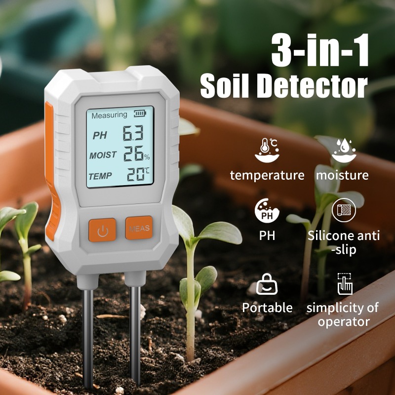 Alat Uji Tanah Digital 3-in-1  - Moisture Meter Plant ulasan dan harga