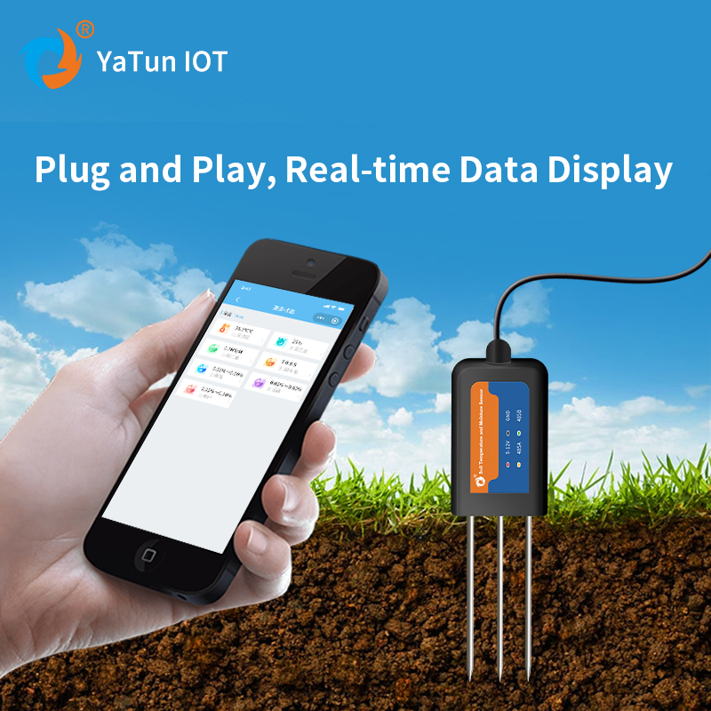 Alat Ukur Tanah Digital IOT 4G - Moisture Meter Plant ulasan dan harga