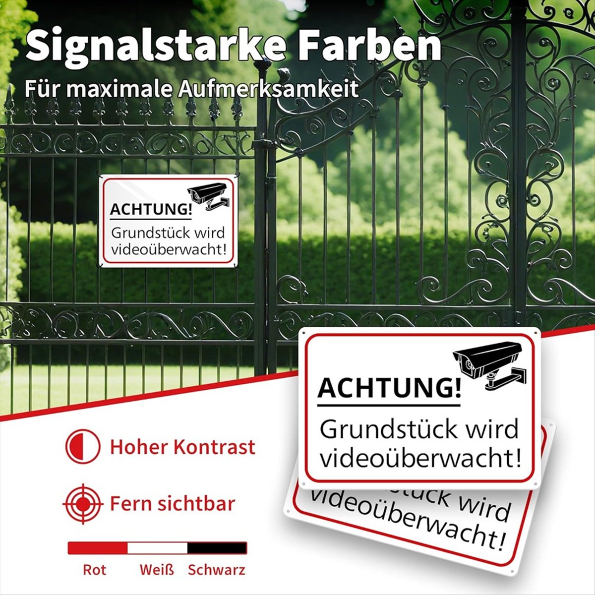 Tanda Peringatan Video Surveil - Gardening Tools Video ulasan dan harga