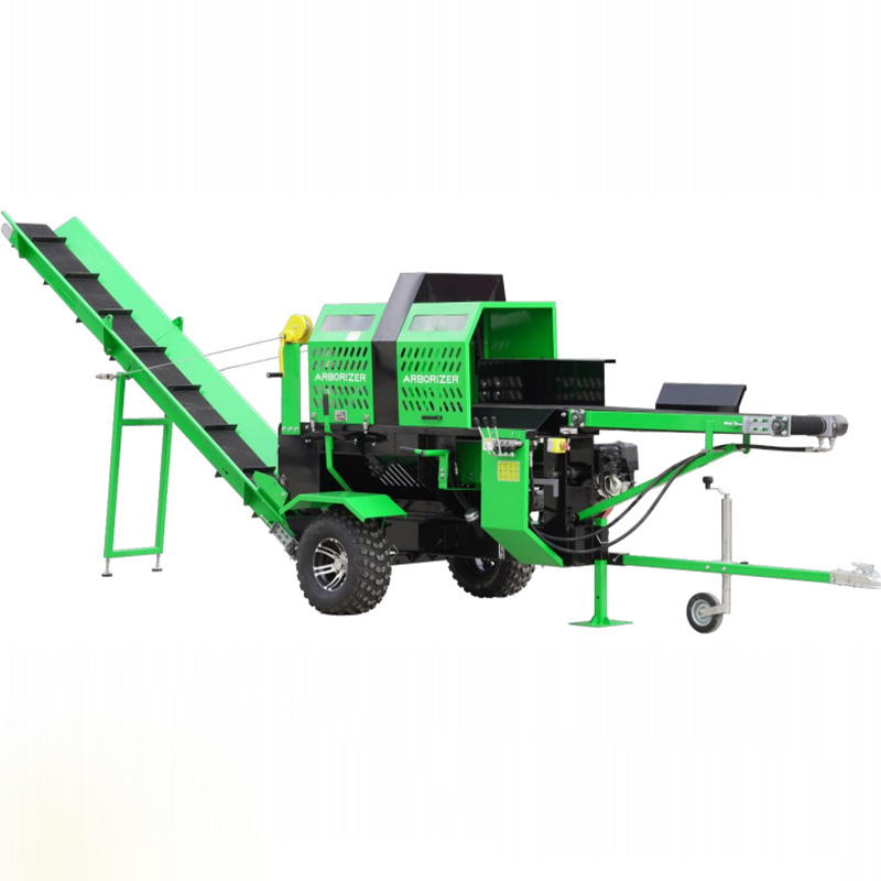 Mesin Pembelah Kayu 15HP Log S - Gardening Tools Video ulasan dan harga