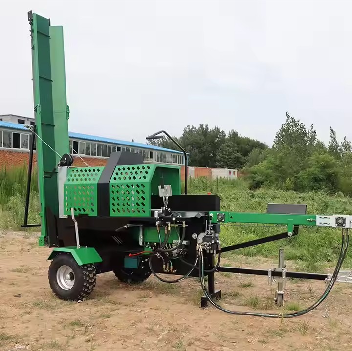 Mesin Pembelah Kayu 15HP Log S - Gardening Tools Video ulasan dan harga